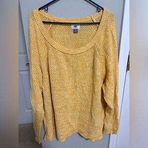 Old Navy yellow sweater